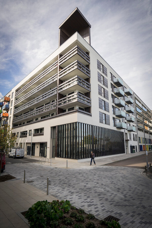 Exterior of the Engine Room, Hale Village, Tottenham Hale